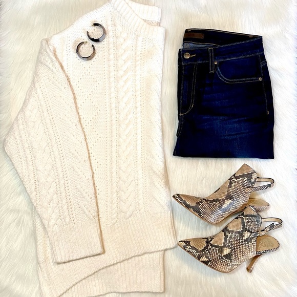 Alpaca Chunky Oversized Sweater Braided Knit Wool - Picture 6 of 14